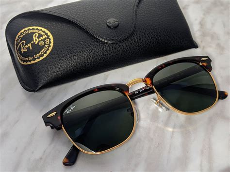 ray-ban original clubmaster black square sunglasses rb3016|ray ban rb3016 clubmaster classic.